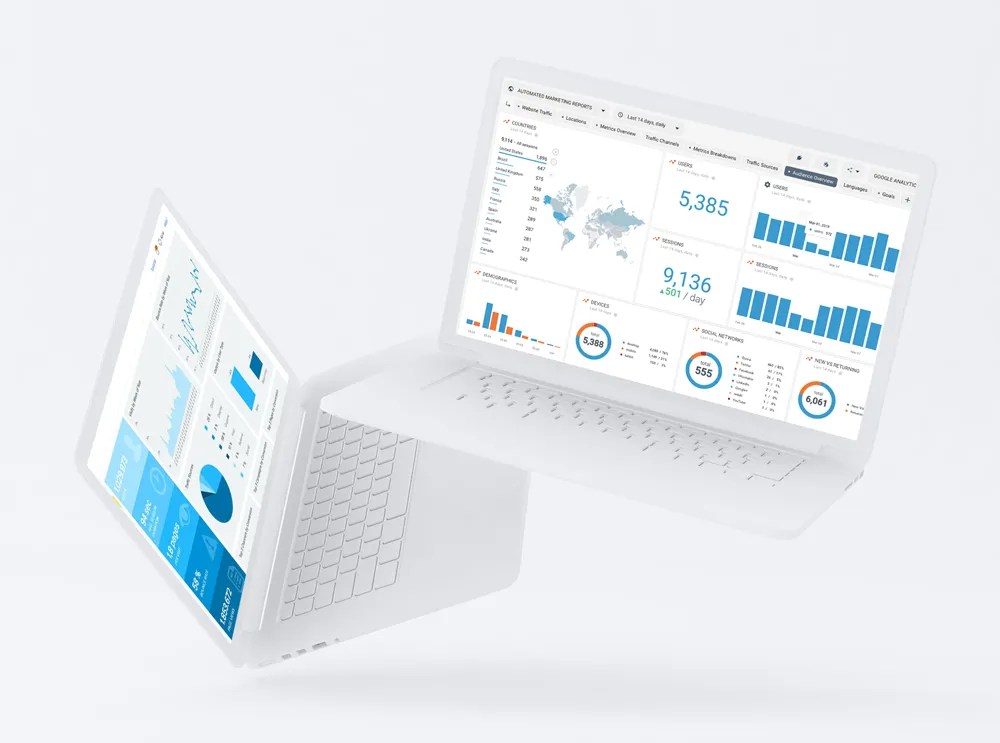 Dashboard of the digital container marketplace platform